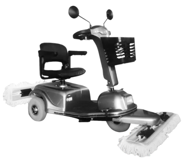 MS-900 Ride-On Mopping Scooter