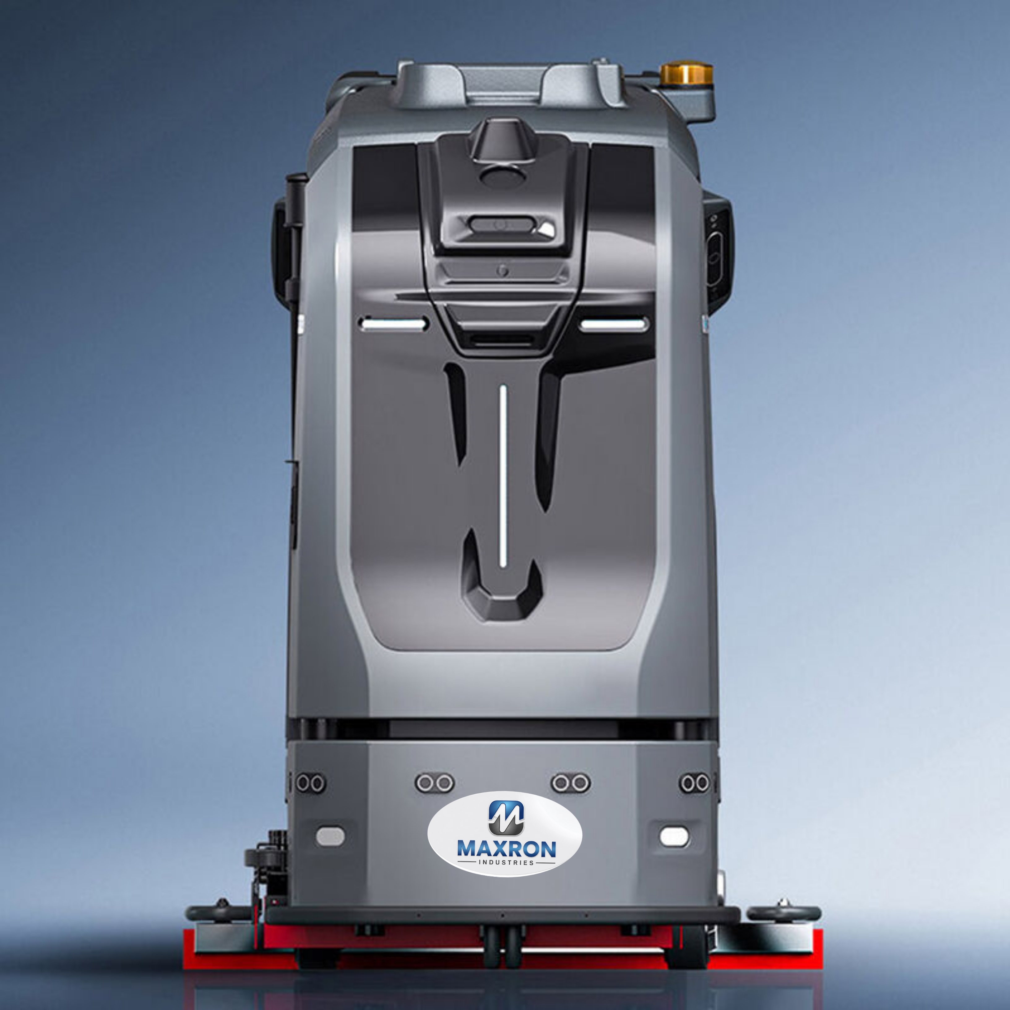 Maxron MX70 robotic floor scrubber studio front view industrial cleaning equipment India